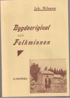 Bygdeoriginal och folkminnen