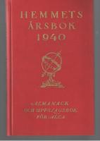 Hemmets &Aring;rsbok 1940 Almanack och uppslagsbok f&ouml;r alla