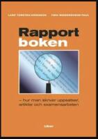 Rapportboken