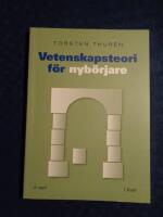 Vetenskapsteori f&ouml;r nyb&ouml;rjare