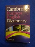 Cambridge business English dictionary
