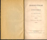 &Aring;rsber&auml;ttelse i astronomien