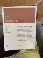 Korsstygn i f&auml;rg : m&ouml;nster till dukar, tavlor, kuddar m.m