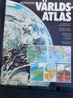 Bonniers v&auml;rldsatlas : med v&auml;rldsgeografi i f&auml;rg