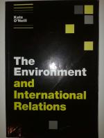 The Environment and International Relations 