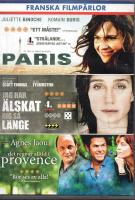 Franska filmp&auml;rlor (3-disc): Det regnar alltid i Provence / Paris / Jag har &auml;lskat dig s&aring; l&auml;nge