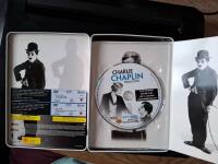 Charlie Chaplin prestige collection 6 x DVD. Diktatorn, Moderna tider och Stadens ljus (tinbox)