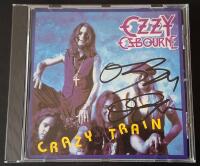 Crazy Train (Signerad autograf Ozzy Osbourne / Signed autograph)