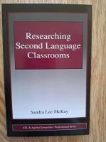 Researching second language classrooms