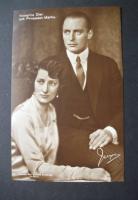 Kronprins Olav och Prinsessan M&auml;rtha  Vykort  No 6 oskriven 1929