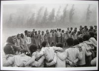 Sebasti&atilde;o Salgado..  Girls school   Konst vykort/Fotokort