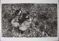 Raymond Depardon.   Villefranche   ..Konst vykort/Fotokort