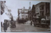 Walter Scott .High St & City Cross .Winchester No T715 foto vykort  England