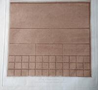 Vue des restes de la Ville de Mottya dans l&rsquo;isle de St Pantaleo + Plan d&rsquo;une saline pres l&rsquo;isle de St Pantaleo entre trapani et Marcalla