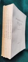 MINNESTAL H&Aring;LLNA I G&Ouml;TEBORGS K. VETENSKAPS- OCH VITTERHETS-SAMH&Auml;LLE &Aring; DESS H&Ouml;GTIDSDAGAR 1938-1964 (5 vol.) (samtliga med dedikation)