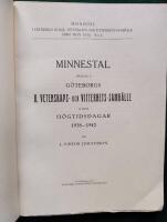 MINNESTAL H&Aring;LLNA I G&Ouml;TEBORGS K. VETENSKAPS- OCH VITTERHETS-SAMH&Auml;LLE &Aring; DESS H&Ouml;GTIDSDAGAR 1938-1964 (5 vol.) (samtliga med dedikation)