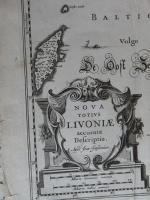 NOVA TOTIVS LIVONI&AElig; accurata Descriptio Apud Joan: Jan&szlig;onium