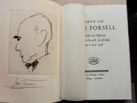 BOKEN OM JOHN FORSELL. Utgiven av Operan p&aring; John Forsells 70-&aring;rsdag den 6. nov. 1938. + Signerat fotografi