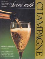 Serve with champagne