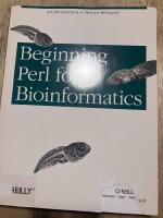 Beginning Perl for bioinformatics