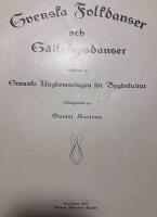 Svenska folkdanser och s&auml;llskapsdanser svenska ungdomsringen f&ouml;r Bygdekultur