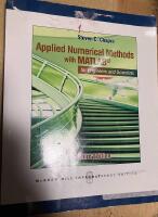 Applied numerical methods with MATLAB for engineers and scientists