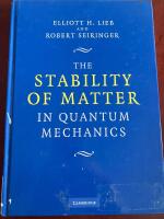 The Stability of Matter in Quantum Mechanics