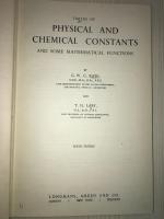 Physical and Chemical Constants