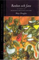 Renhet och fara - En analys av begreppen orenande och tabu