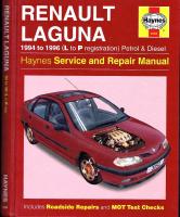 Renault Laguna 1994 to 1996 Petrol & Diesel