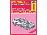 VAUXHALL  ASTRA & BELMONT (petrol)  - Oct 1984 to 1988