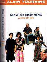 Ka vi leva tillsammans - J&auml;mlika och olika