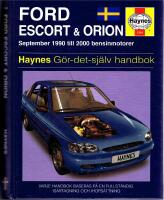 Ford Escort & Orion - September 1990 till 2000 bensinmotorer