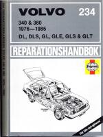 VOLVO 340 & 360 / 1976-1985 DL, DLS, GL, GLE, GLS & GLT