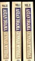 Asian Drama.  An Inquiry Into the Poverty of Nations Vol I-III
