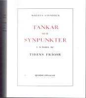 Tankar och Synpunkter i några av tidens frågor