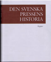 Den Svenska Pressens Historia - Register