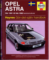 Opel Astra - Okt 1991 till feb 1998, bensinmotorer