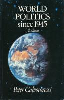 World Politics since 1945 (engelsk text)