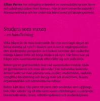 Studera som vuxen : handledning