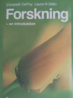 Forskning - - en introduktion