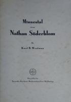 Minnestal &ouml;ver Nathan S&ouml;derblom