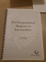 Perl Programming T2942 - Beginner to Intermediate