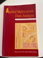 Applied multivariate data analysis