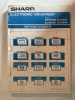 Sharp Electronic Organizer Instruktionsbok