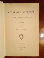 Mennesker og V&aelig;rker i Nyere Evrop&aelig;isk Literatur
