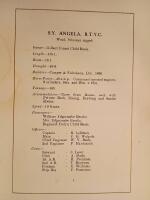 The Voyage of the Angela From Marseille to Shoreham 1931