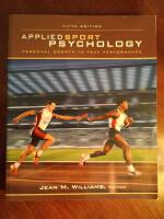 Applied sport psychology - personal growth to peak performance