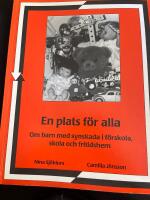 En plats f&ouml;r alla : om barn med synskada i f&ouml;rskola, skola och fritidshem