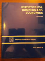 Statistics for business and economics